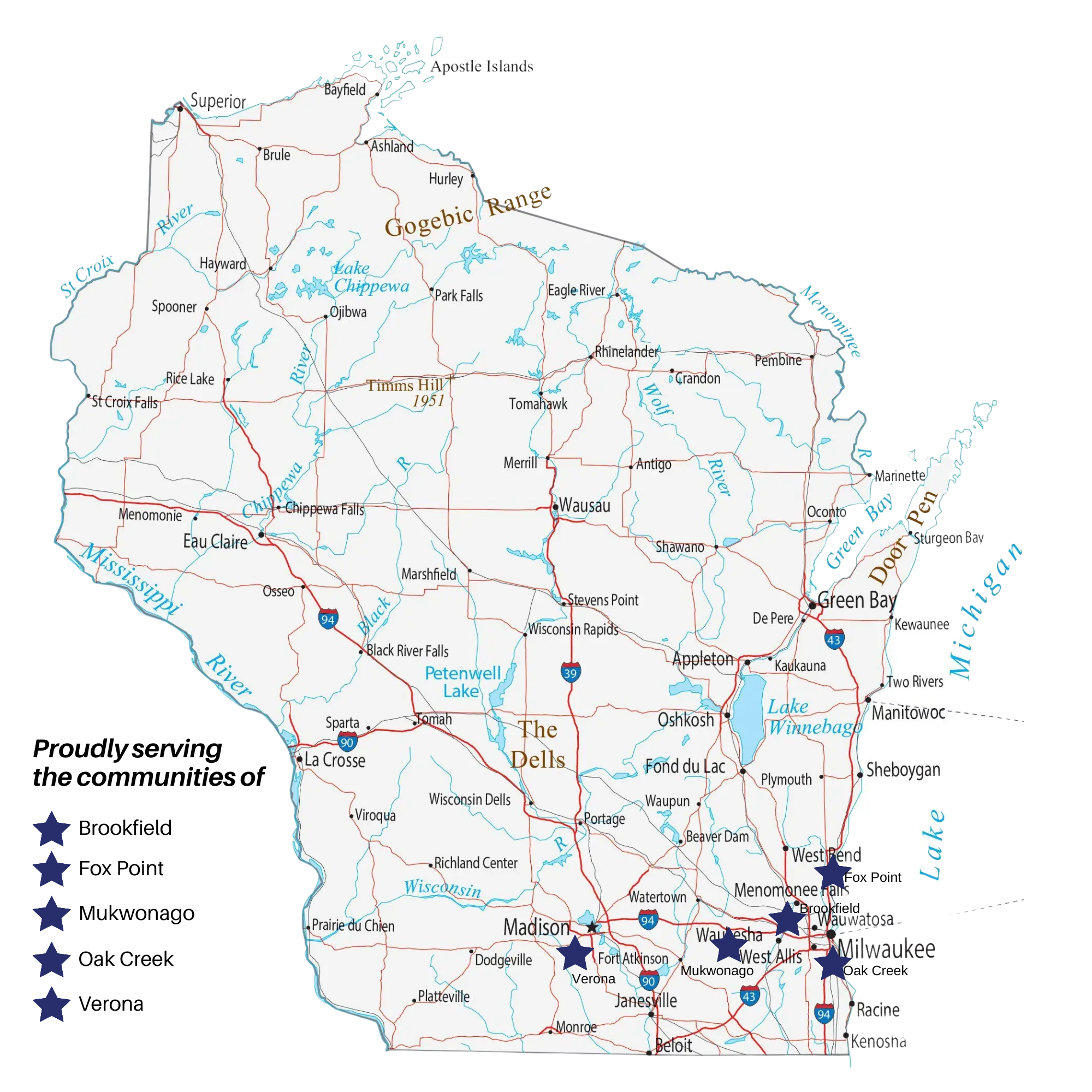 Memory Care Locations in Wisconsin